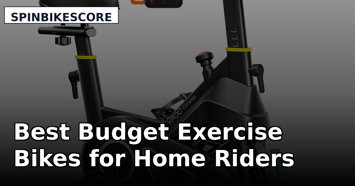 Best Budget Exercise Bikes for Home Riders