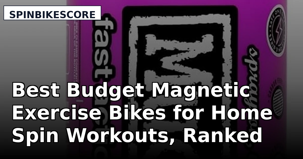 Best Budget Magnetic Exercise Bikes for Home Spin Workouts, Ranked