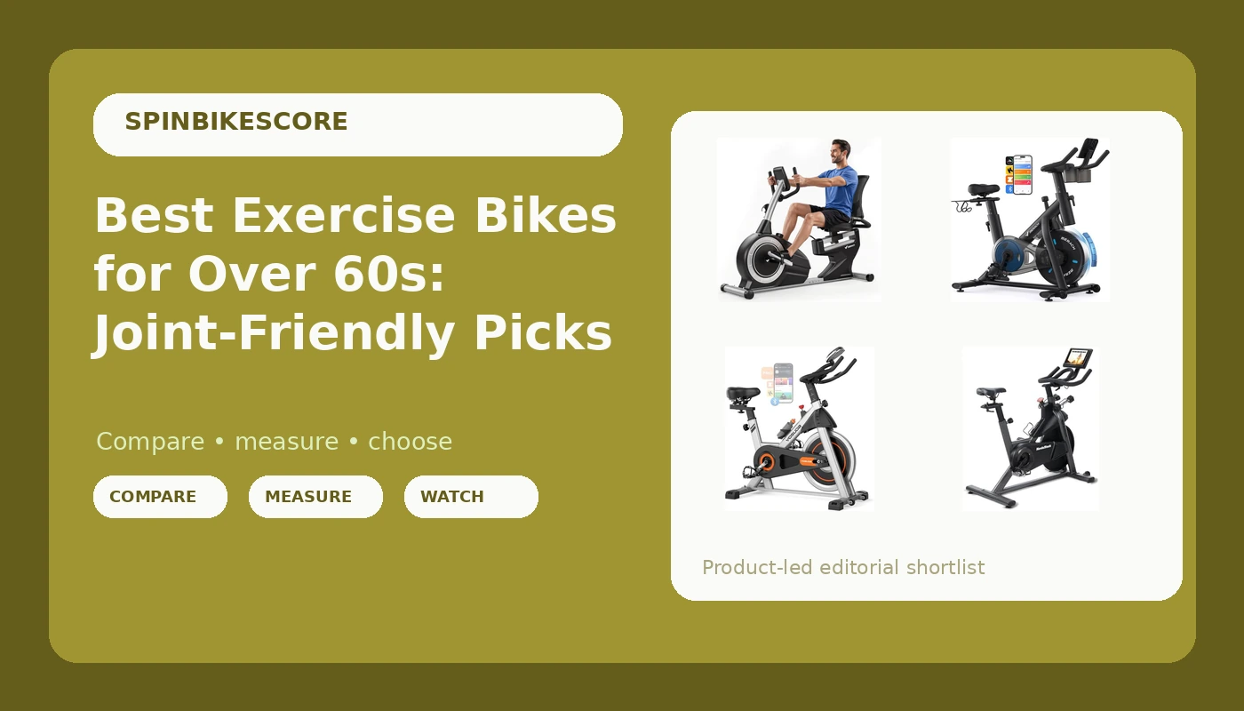 Best Exercise Bikes for Over 60s: Joint-Friendly Picks - SpinBikeScore review with measurements and honest opinion
