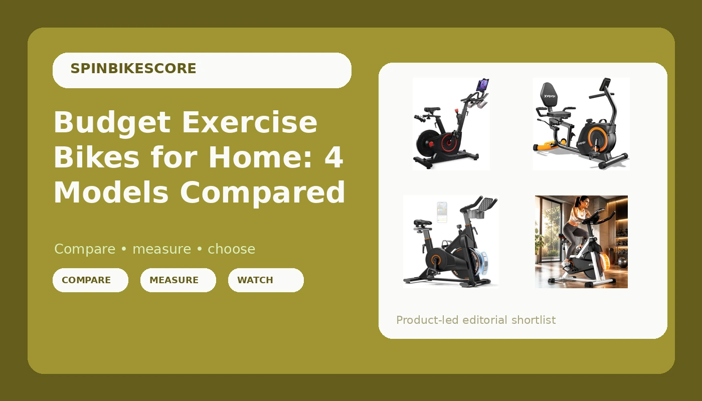 Budget Exercise Bikes for Home: 4 Models Compared