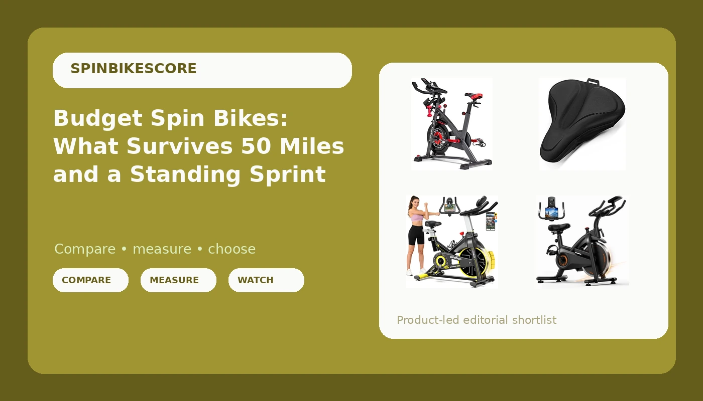 Budget Spin Bikes: What Survives 50 Miles and a Standing Sprint