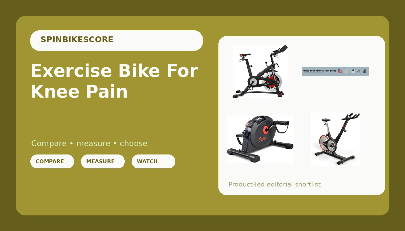 Exercise Bike For Knee Pain - SpinBikeScore review with measurements and honest opinion