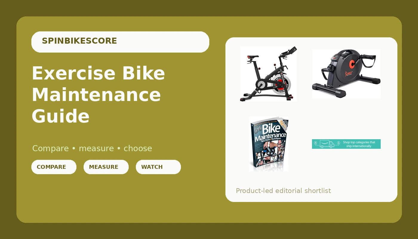 Exercise Bike Maintenance Guide - SpinBikeScore review with measurements and honest opinion