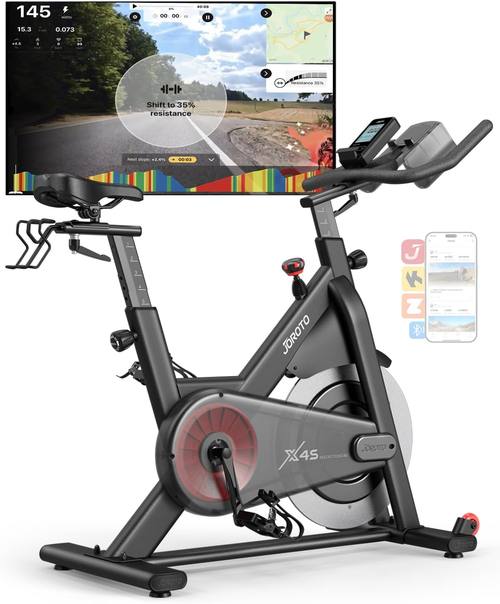 JOROTO Exercise Bike, Magnetic Stationary Bikes for Home