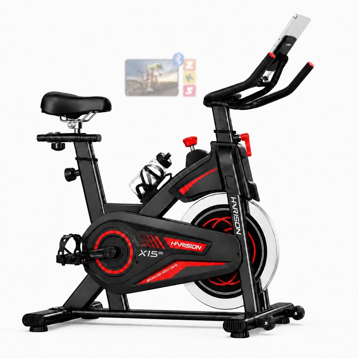 HARISON exercise bike with Bluetooth app