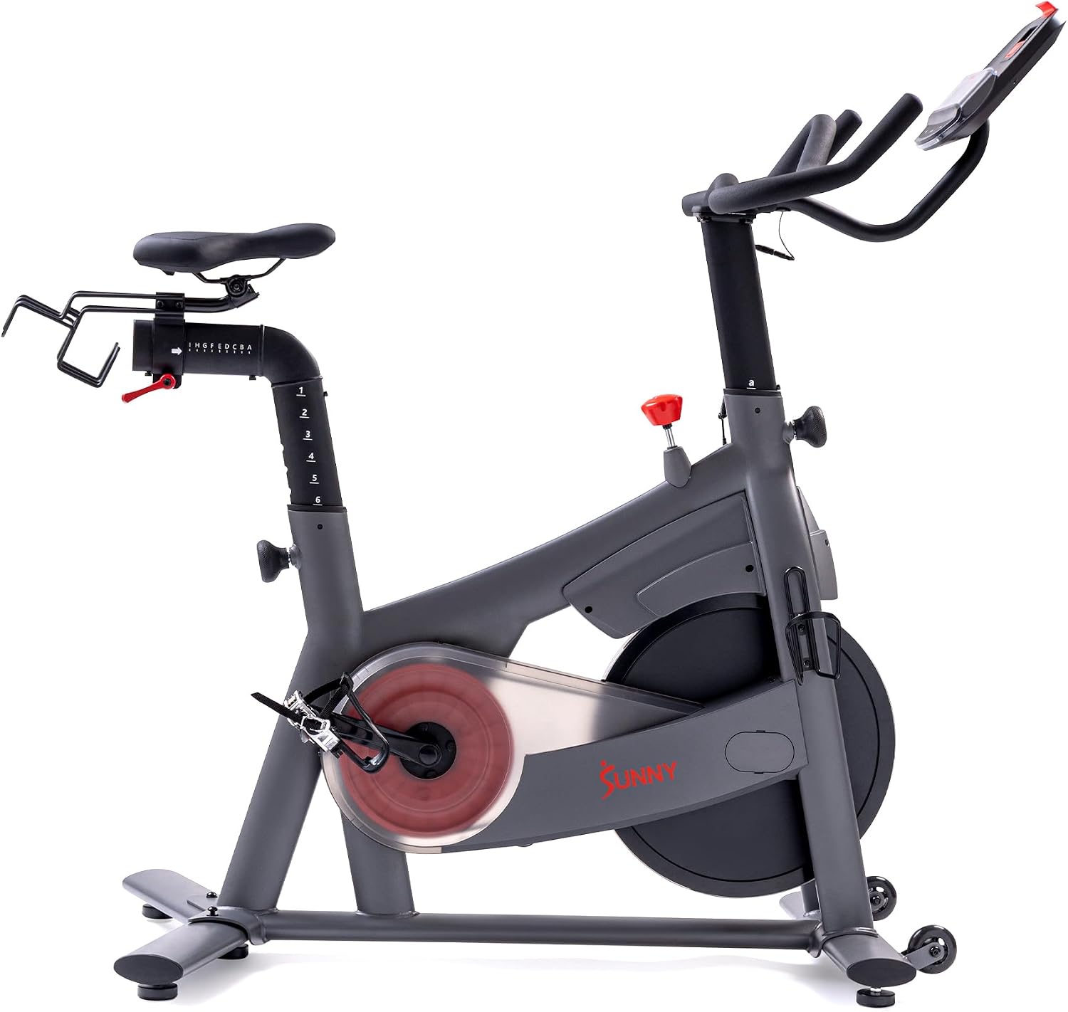 Sunny Health & Fitness Smart Indoor Cycling Bike for Home Cardio Exercise
