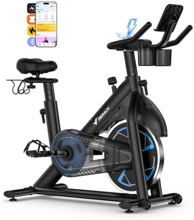 MERACH Exercise Bike, Magnetic Resistance, 330lbs Capacity