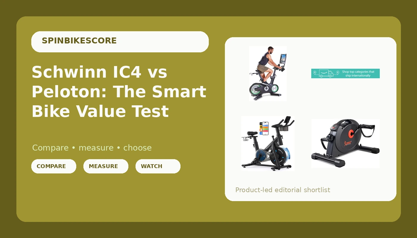 Schwinn IC4 vs Peloton: The Smart Bike Value Test - SpinBikeScore review with measurements and honest opinion