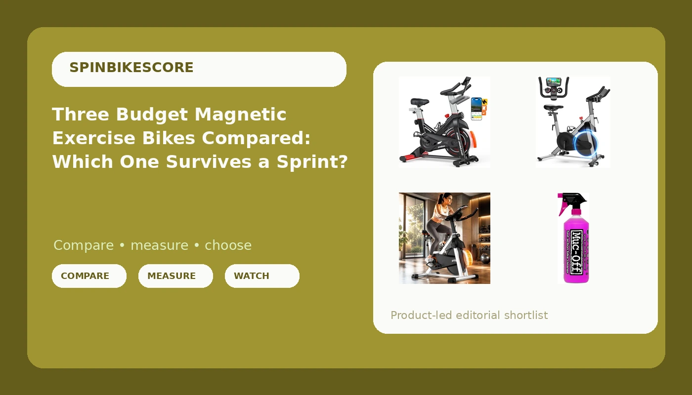 Three Budget Magnetic Exercise Bikes Compared: Which One Survives a Sprint?